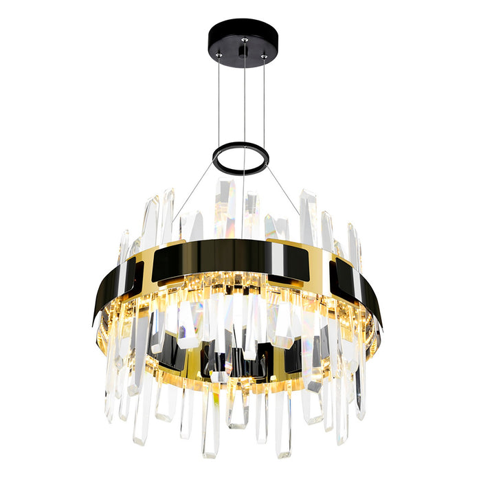 CWI Lighting 1592P18-612 Aya LED Chandelier Pearl Black & Titanium Gold Alt 2.jpg