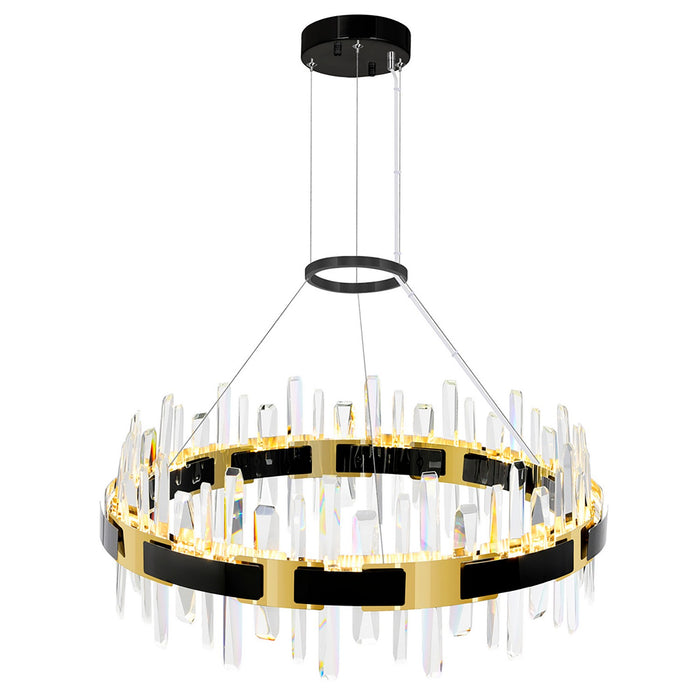 CWI Lighting 1592P32-612 Aya LED Chandelier Pearl Black & Titanium Gold Alt 2.jpg