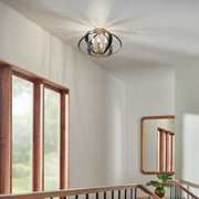 Kichler 52588CPZ Four Light Flush Mount, Champagne Bronze (4)
