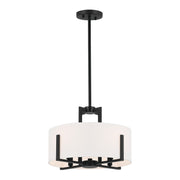 Kichler 52591BK Four Light Pendant/Semi Flush, Black (2)