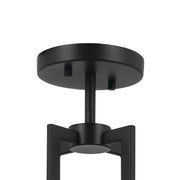 Kichler 52591BK Four Light Pendant/Semi Flush, Black (3)