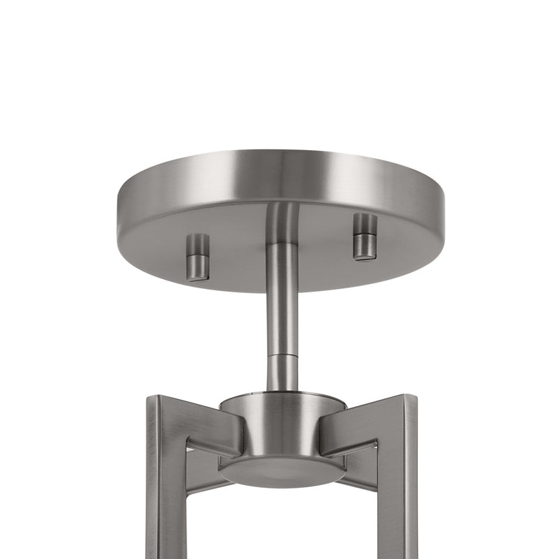 Kichler 52591CLP Four Light Pendant/Semi Flush, Classic Pewter (3)