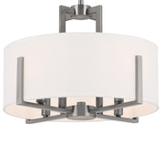 Kichler 52591CLP Four Light Pendant/Semi Flush, Classic Pewter (5)