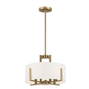 Kichler 52591CPZ Four Light Pendant/Semi Flush, Champagne Bronze (2)
