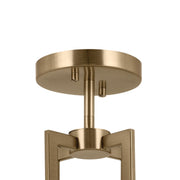 Kichler 52591CPZ Four Light Pendant/Semi Flush, Champagne Bronze (3)