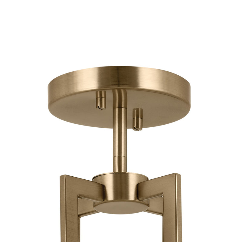 Kichler 52591CPZ Four Light Pendant/Semi Flush, Champagne Bronze (3)