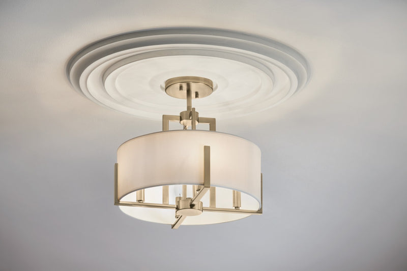 Kichler 52591CPZ Four Light Pendant/Semi Flush, Champagne Bronze (6)