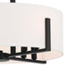 Kichler 52592BK Malen Eight Light Semi Flush Mount, Black Alternate Image 3.jpg