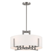 Kichler 52592CLP Eight Light Pendant/Semi Flush, Classic Pewter (2)