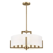 Kichler 52592CPZ Eight Light Pendant/Semi Flush, Champagne Bronze (2)