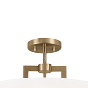 Kichler 52592CPZ Eight Light Pendant/Semi Flush, Champagne Bronze (3)