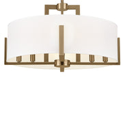 Kichler 52592CPZ Eight Light Pendant/Semi Flush, Champagne Bronze (5)