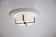 Kichler 52593BK Two Light Flush Mount, Black (3)