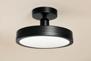 Kichler 52589BK LED Semi Flush Mount, Black (5)