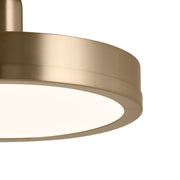 Kichler 52589CPZ LED Semi Flush Mount, Champagne Bronze (3)