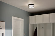 Kichler 52595BKCPZ Two Light Flush Mount, Black (5)