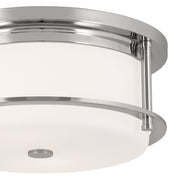 Kichler 52595PN Two Light Flush Mount, Polished Nickel (2)
