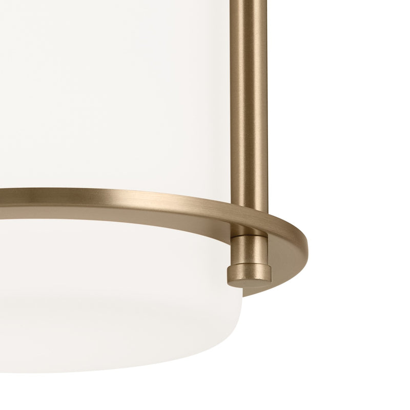 Kichler 52596CPZ One Light Flush Mount, Champagne Bronze (2)