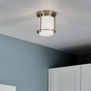 Kichler 52596CPZ One Light Flush Mount, Champagne Bronze (4)