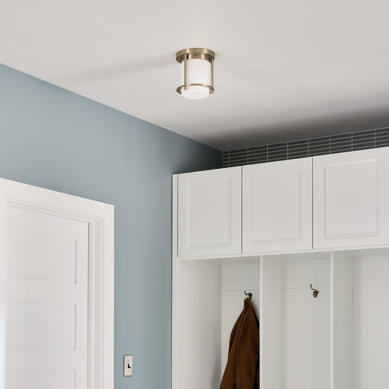 Kichler 52596CPZ One Light Flush Mount, Champagne Bronze (6)