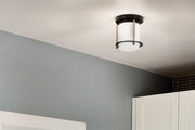 Kichler 52596BKCPZ One Light Flush Mount, Black (3)