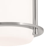 Kichler 52596PN One Light Flush Mount, Polished Nickel (2)