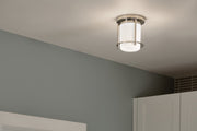 Kichler 52596PN One Light Flush Mount, Polished Nickel (3)