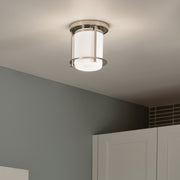 Kichler 52596PN One Light Flush Mount, Polished Nickel (4)