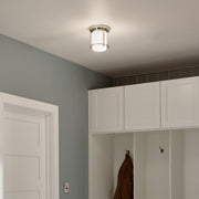 Kichler 52596PN One Light Flush Mount, Polished Nickel (6)