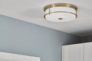 Kichler 52597CPZ Four Light Flush Mount, Champagne Bronze (3)