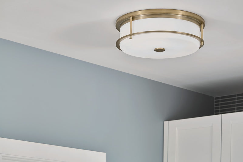 Kichler 52597CPZ Four Light Flush Mount, Champagne Bronze (3)