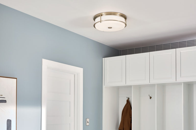 Kichler 52597CPZ Four Light Flush Mount, Champagne Bronze (5)