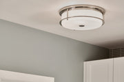 Kichler 52597PN Four Light Flush Mount, Polished Nickel (3)