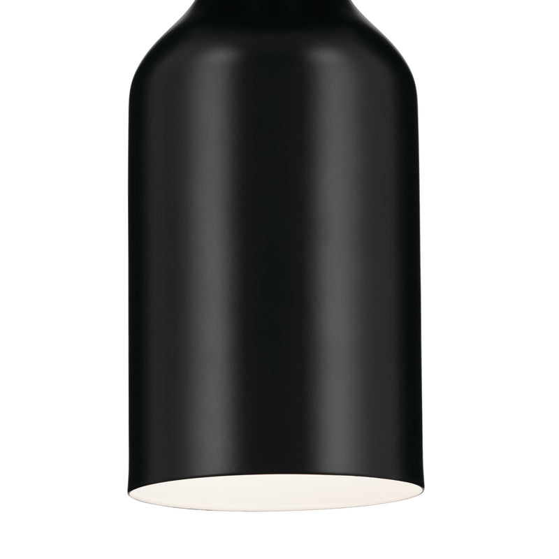 Kichler 52598BK One Light Semi Flush Mount, Black (3)