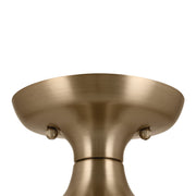 Kichler 52598CPZ One Light Semi Flush Mount, Champagne Bronze (2)