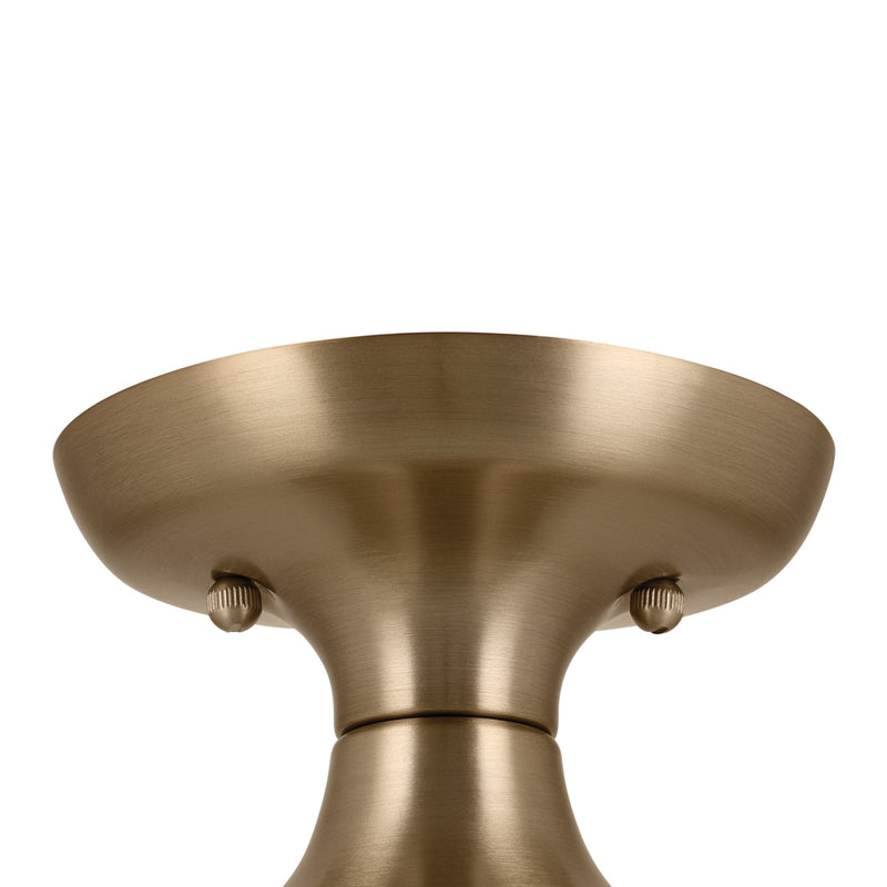 Kichler 52598CPZ One Light Semi Flush Mount, Champagne Bronze (2)