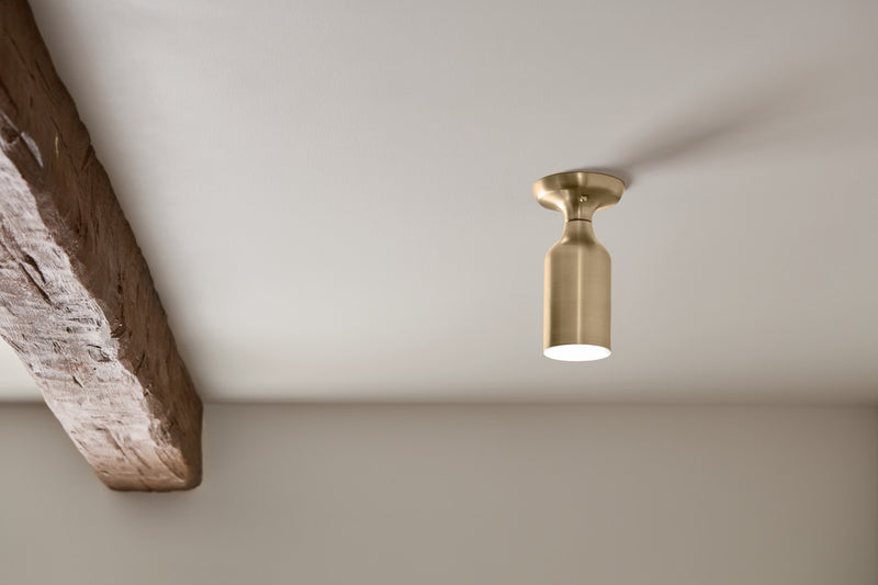 Kichler 52598CPZ One Light Semi Flush Mount, Champagne Bronze (4)