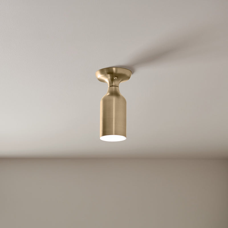 Kichler 52598CPZ One Light Semi Flush Mount, Champagne Bronze (5)
