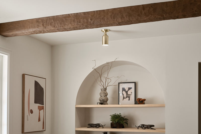 Kichler 52598CPZ One Light Semi Flush Mount, Champagne Bronze (6)