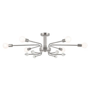 Kichler 52602PN Six Light Semi Flush Mount, Polished Nickel (3)