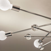 Kichler 52602PN Six Light Semi Flush Mount, Polished Nickel (6)