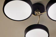 Kichler 52604BKCPZ LED Semi Flush Mount, Black (3)