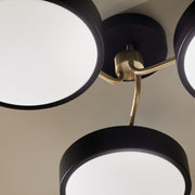 Kichler 52604BKCPZ LED Semi Flush Mount, Black (4)