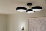 Kichler 52604BKCPZ LED Semi Flush Mount, Black (5)