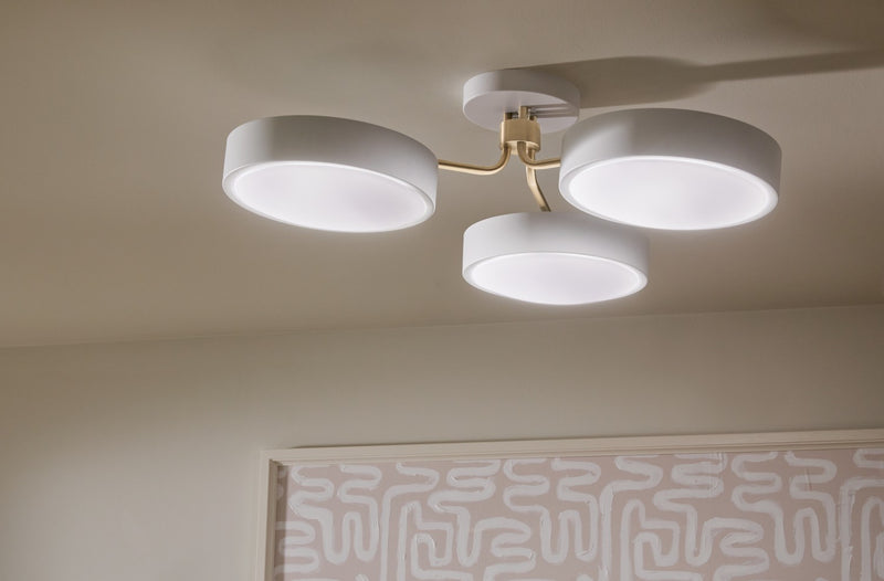 Kichler 52604WHCPZ LED Semi Flush Mount, White (5)