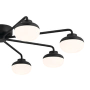 Kichler 52608BK LED Semi Flush Mount, Black (2)