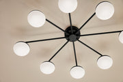 Kichler 52608BK LED Semi Flush Mount, Black (3)
