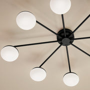 Kichler 52608BK LED Semi Flush Mount, Black (4)