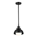 Kichler 52601BK Niva One Light Semi Flush Mount, Black Alternate Image.jpg