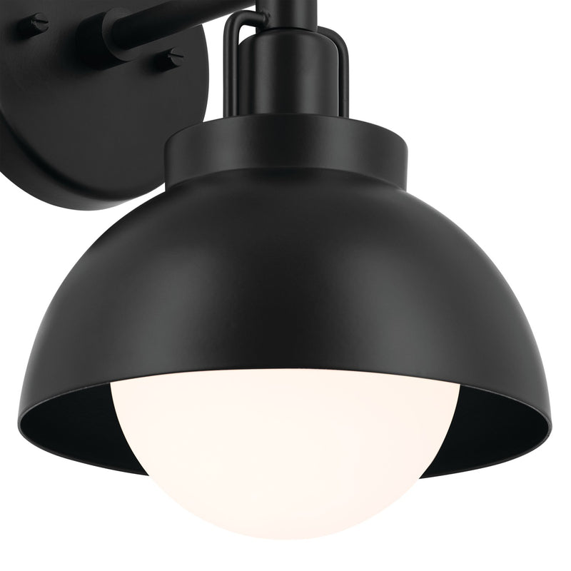 Kichler 52601BK One Light Wall/Semi Flush/Pendant, Black (3)